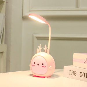 Desk Lamp, Portable LED Desk Lamps with Night Light,Rabbit Foldable USB Recharge
